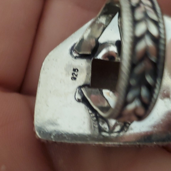 New Botswana Agate 925 Silver Statement Ring. - Picture 9 of 9